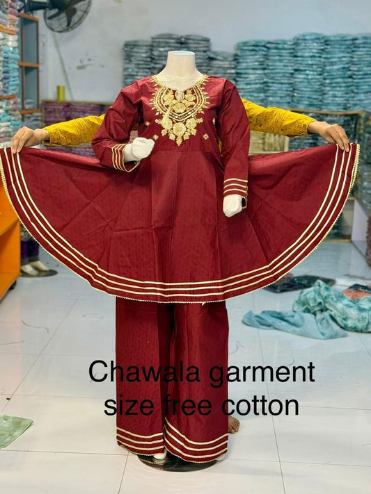 Lawn cotton frock